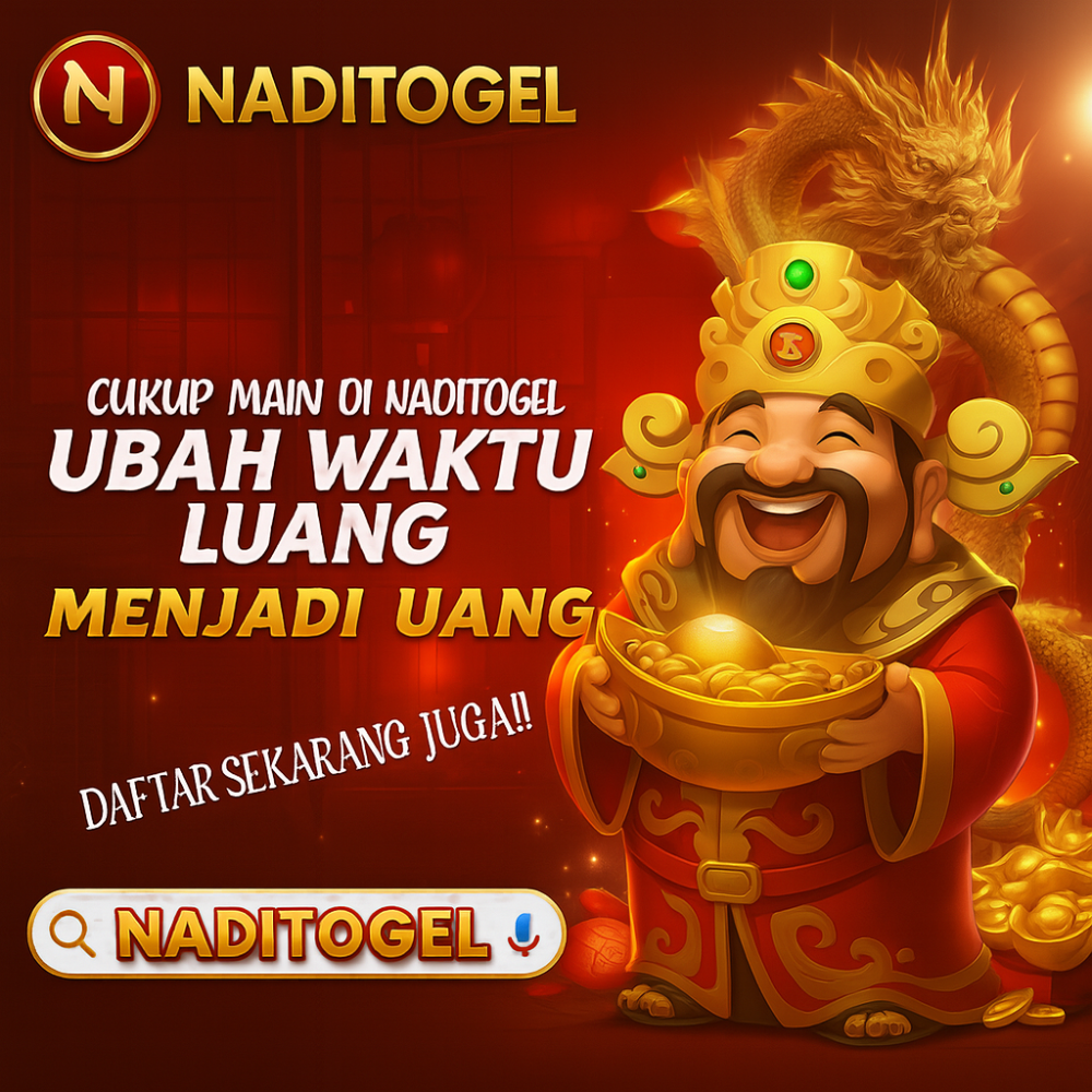 NADITOGEL : Situs Pasang Togel Terpercaya Hadiah Besar Bermodalkan Receh